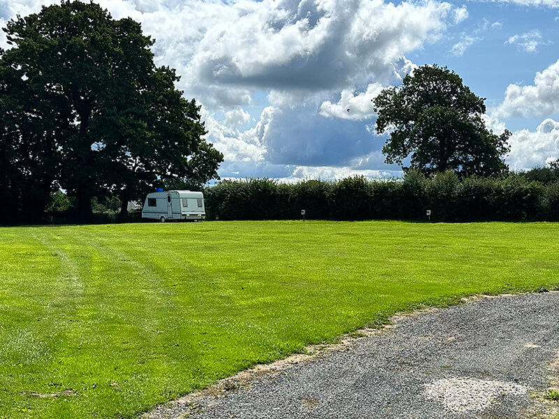 Eyton Fields Touring Parkg grass pitches