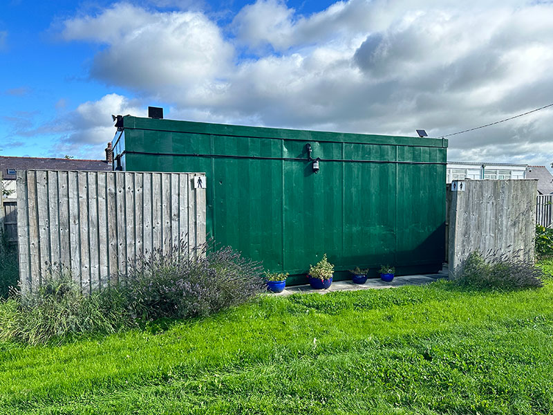 WC and shower facilities